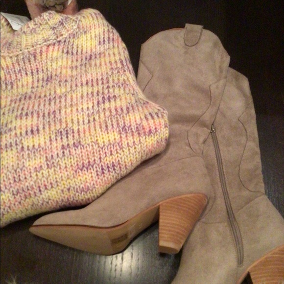 Bf🍁🔥Faux suede boho boots - Picture 2 of 5